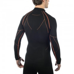 MICO 1471 - Ανδρικό θερμοεσώρουχο Skintech Superthermo Primaloft® - Black/Orange