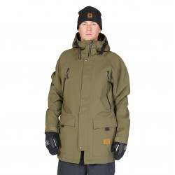 DC Stealth 15K Insulated - Ανδρικό Snowboard Parka Jacket - Ivy Green