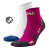 P.A.C. RN 3.2 Allrounder 2x Pack - Running Socks - White/Berry