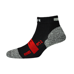 P.A.C. RN 5.2 Reflective Pro Short - Running Socks - Black/Red