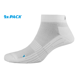 P.A.C. SP 2.0 Sport Quarter Function 2 Pack - Sports Socks - White