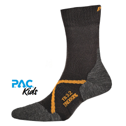 P.A.C. TR 3.2 Trekking Merino Light - Παιδικές Κάλτσες Πεζοπορίας/Outdoor - Anthracite/Orange