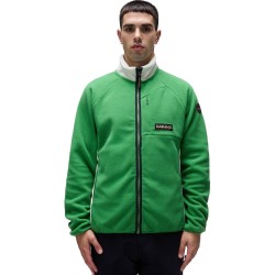 NAPAPIJRI Dolent Full-zip - Ανδρική ζακέτα φλίς - Green Kelly