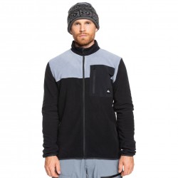 Quiksilver Aker - Ανδρικό zip-up fleece - True Black