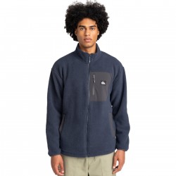 Quiksilver Clean Coast - Ανδρικό Full-zip Fleece - Blue Nights