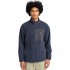 Quiksilver Clean Coast - Ανδρικό Full-zip Fleece - Blue Nights