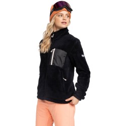 ROXY Alabama 2 Solid - Full zip Fleece for Women - True Black