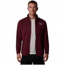 THE NORTH FACE Men's 100 Glacier Full-Zip Fleece - Alpine Plum