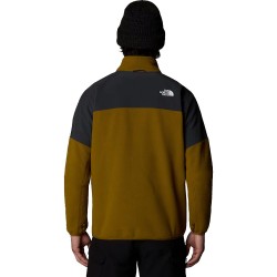 THE NORTH FACE Men's Glacier Heavyweight Full-Zip - Ανδρική ζακέτα Fleece - Moss Green/Asphalt Grey