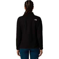 THE NORTH FACE Women's 100 Glacier 1/4 Zip Fleece - TNF Black-NPF