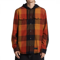 DC Ruckus - Ανδρικό Πουκάμισο Flannel - Black/Ar.Spice/Chipmunk Plaid