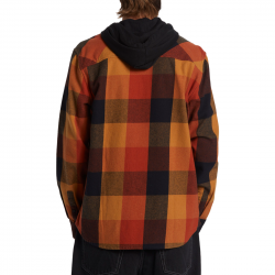 DC Ruckus - Ανδρικό Πουκάμισο Flannel - Black/Ar.Spice/Chipmunk Plaid