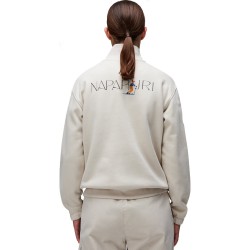 Napapijri B-Bise Half-Zip - Γυναικεία μπλούζα - Beige Silver