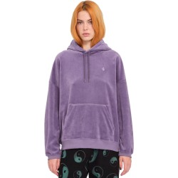 Volcom Stone Heart Up Velvet Hoodie - Γυναικείο Velvet φούτερ - Vintage Violet