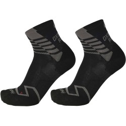 MICO 1280 Light Weight Oxi-Jet Compression socks - Κάλτσες για τρέξιμο συμπίεσης - Black