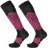 MICO 240 Light Weight Warm Control - Κάλτσες ski/snowboard - Anthracite Pink melange