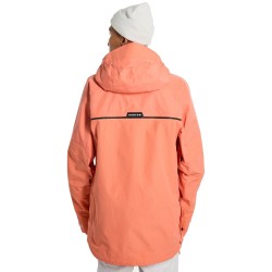 Burton Frostner 2L Anorak 10K- Shell Snow Jacket for Men - Peach Echo