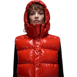 NAPAPIJRI Glane Puffer Vest - Γυναικείο Αμάνικο Puffer - Red Sauce