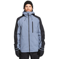 Quiksilver Mission Block 2 Insulated 10K - Ανδρικό Μπουφάν Ski/Snowboard - Flint Stone