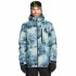 QUIKSILVER Mission Printed 3 - Ανδρικό Snow Jacket - Space Stone Celery Green