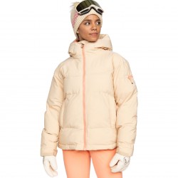 ROXY Alofted Puffy 15K- Γυναικείο Snow Puffer Jacket - Pebble