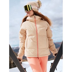 ROXY Alofted Puffy 15K- Γυναικείο Snow Puffer Jacket - Pebble