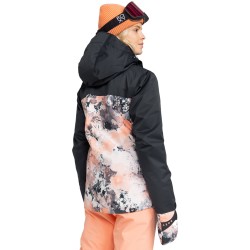 ROXY Jetty Block 2- Γυναικείο Snow Jacket - Peach Pink Dreamy Picture