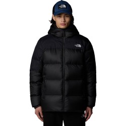 THE NORTH FACE Men's Down 2.0 Hooded Jacket - Ανδρικό πουπουλένιο μπουφάν -TNF Black Heather/TNF Black