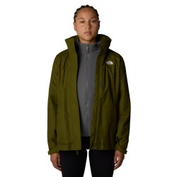 THE NORTH FACE Women's Evolve II Triclimate® Jacket - Forest Olive-Smoked Pearl