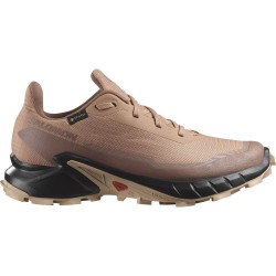 SALOMON Alphacross 5 Gore-Tex - Women's Trail Running Shoes - Cork/Black/Hazelnut