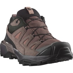 SALOMON X-Ultra 360 Leather Gore-tex - Γυναικεία παπούτσια πεζοπορίας - Cognac/Peppercorn/Black