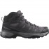 SALOMON X-Ultra 360 Leather Mid Gore-tex - Γυναικεία μποτάκια πεζοπορίας - Shark/Nine Iron/Cloud Gray