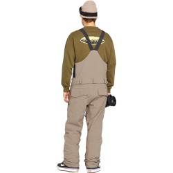 VOLCOM Roan Bib Overall - Ανδρικό παντελόνι Snow - Chestnut Brown