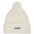 Oakley Harper Pom Beanie - Γυναικείος Σκούφος - Arctic white