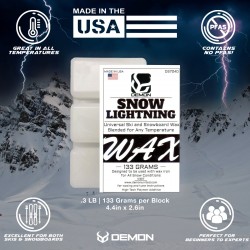 Demon Snow Lightning Universal Ηοt Wax 133 gr - Κερί για όλες τις συνθήκες χιονιού