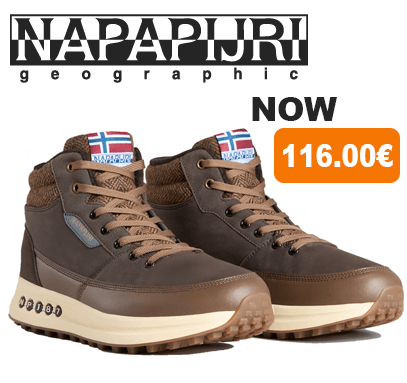 Napapijri Slate City Boots - Ανδρικά μποτάκια πόλης - Raindrum Brown