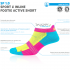 P.A.C. SP 1.0 Sport Footie Active Short - Sports Socks - Neon Pink