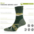 P.A.C. TR 3.2 Trekking Merino Light - Κάλτσες Πεζοπορίας/Outdoor - Anthracite/Olive