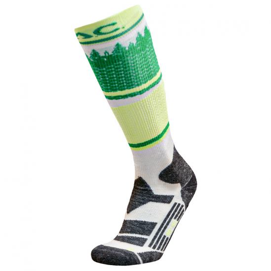 P.A.C. SK 9.2 Merino Extra Warm - Kάλτσες  Ski/Snowboard - White/Green