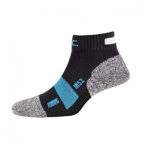 P.A.C. RN 5.2 Reflective Pro Short - Running Socks - Black/Cyan