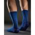 MICO 1254 Light weight X-Performance - workout crew socks - Black/Gray