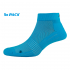 P.A.C. SP 2.0 Sport Quarter Function 2 Pack - Sports Socks - Neon Blue