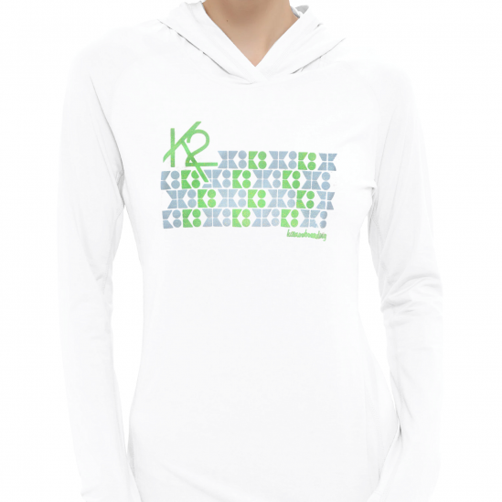 K2 Snow Mix Hooded Long Sleeve - Γυναικεία Μπλούζα - White