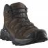 SALOMON X-Ultra 360 Leather Mid Gore-tex - Ανδρικά μποτάκια πεζοπορίας - Dark Earth/Delicioso/Castelroc