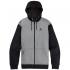 BURTON OAK - Men's Full Zip Hoodie - Gray Heather/True Black