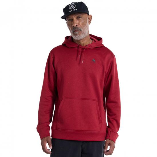 Burton Oak Pullover Hoodie - Ανδρικό φούτερ με κουκούλα - Deep Red Heather