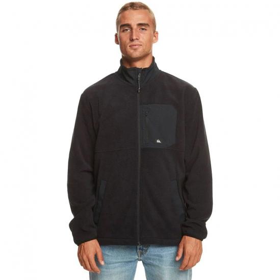 Quiksilver Collar Full-Zip - Ανδρική ζακέτα fleece - Black