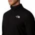 THE NORTH FACE Men's 100 Glacier 1/4 Zip Fleece - TNF Black-NPF