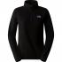 THE NORTH FACE Women's 100 Glacier 1/4 Zip Fleece - TNF Black-NPF