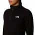 THE NORTH FACE Women's 100 Glacier 1/4 Zip Fleece - TNF Black-NPF